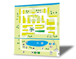 Campground Map - Camping du Lac Sandysun